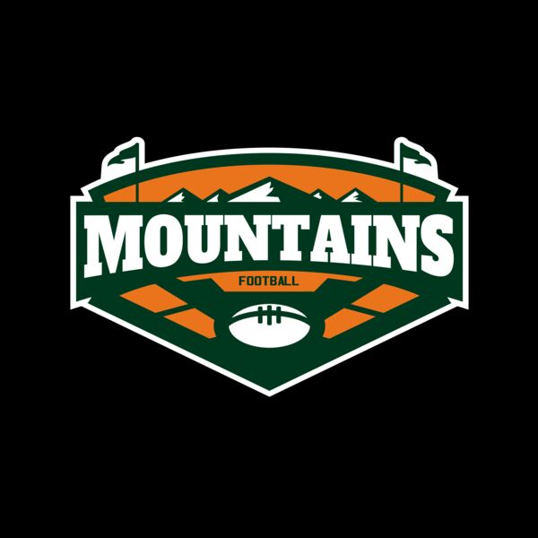 Mountains Football logo template 02 Thumbnail