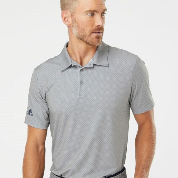 Diamond Dot Print Polo Thumbnail