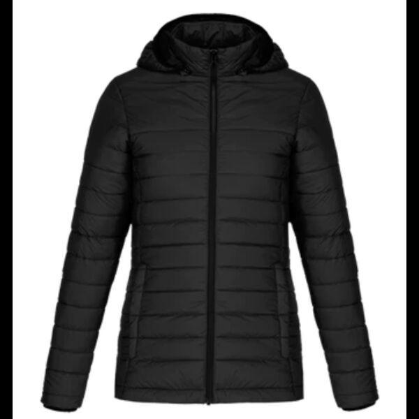 Ladies Puffy Jacket w/ Detachable Hood Thumbnail