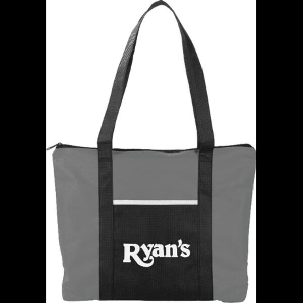 Timeline Non-Woven Zip Convention Tote Thumbnail