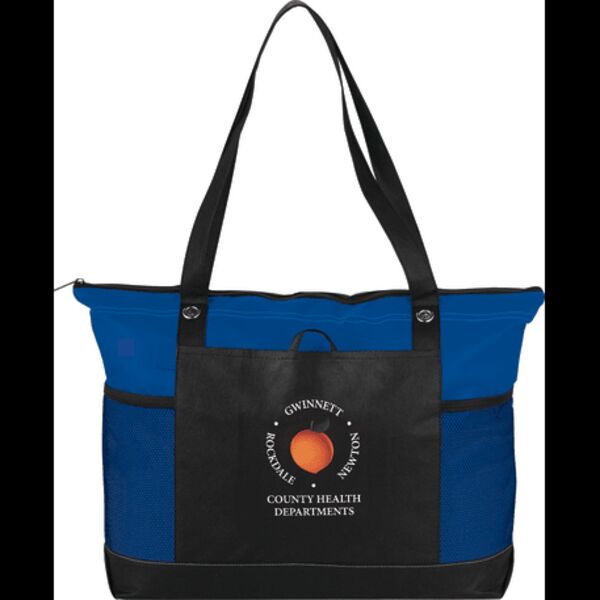 Non-Woven Zippered Convention Tote Thumbnail