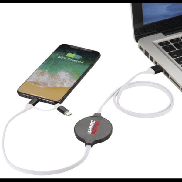 Gamma Wireless Charging Pad with 3-in-1 Cable Thumbnail