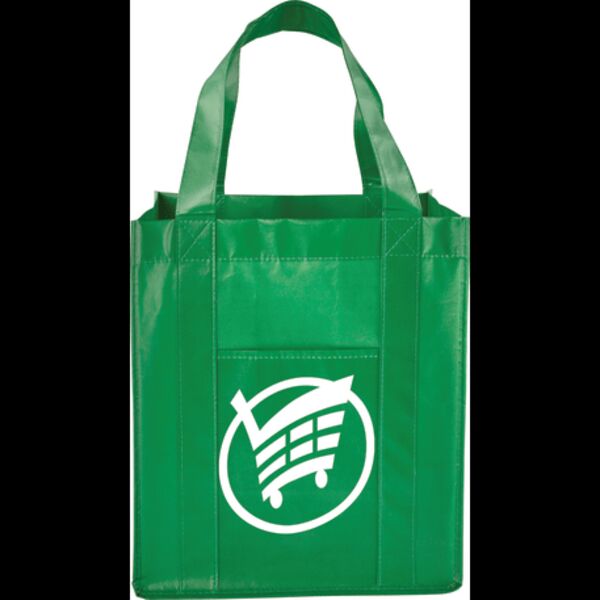 Deluxe Laminated Non-Woven Grocery Tote Thumbnail