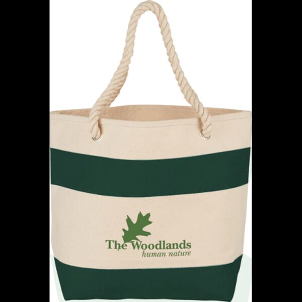 Rope Handle 16oz Cotton Canvas Tote Thumbnail