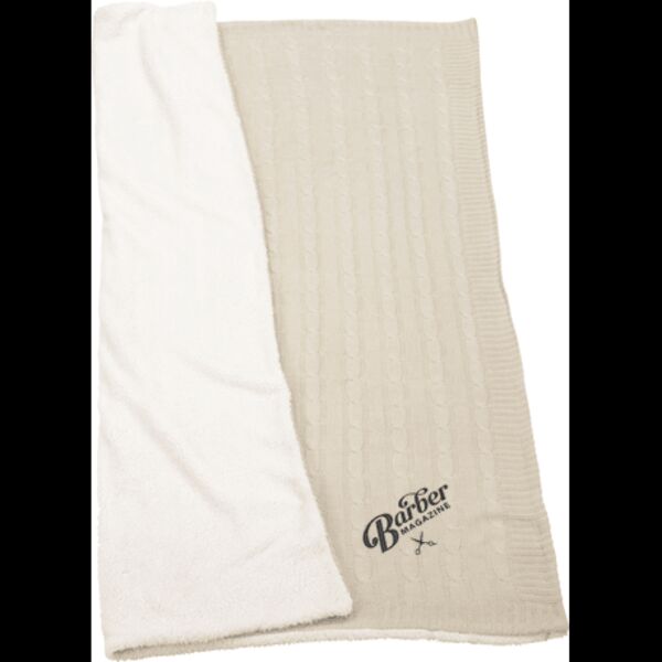 Field & Co.® Cable Knit Sherpa Blanket Thumbnail
