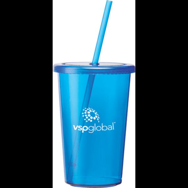 Sizzle 16oz Tumbler with Straw Thumbnail