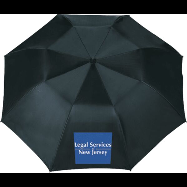 46" Blue Skies Auto Open Folding Umbrella Thumbnail