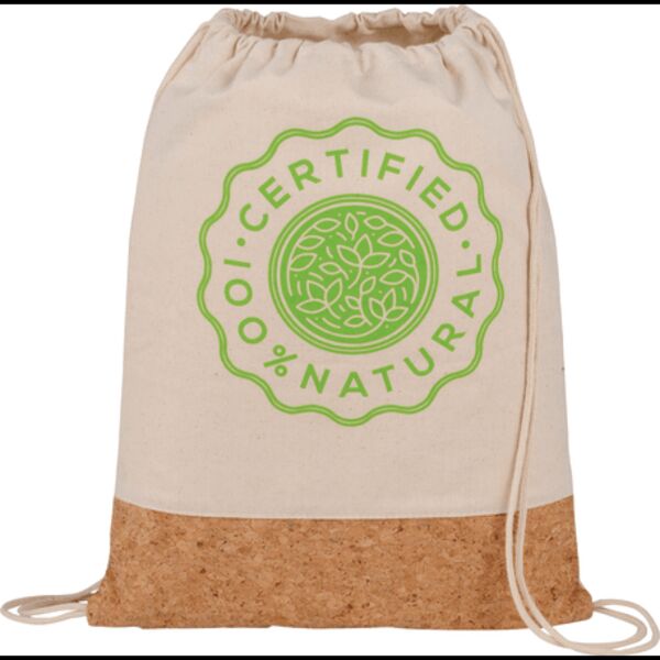 Cotton and Cork Drawstring Bag Thumbnail