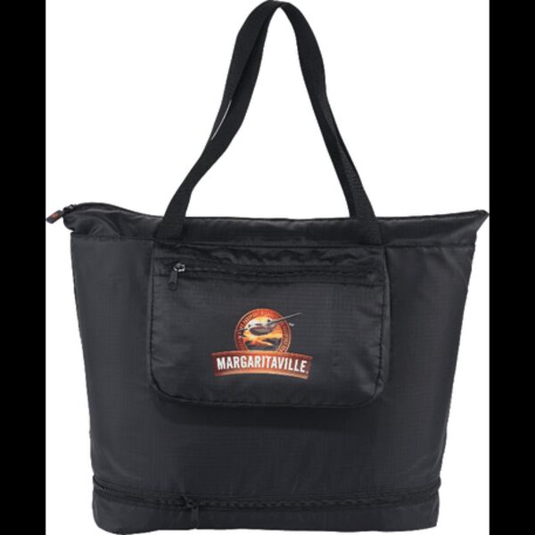 BRIGHTtravels Foldable Zippered Tote Thumbnail