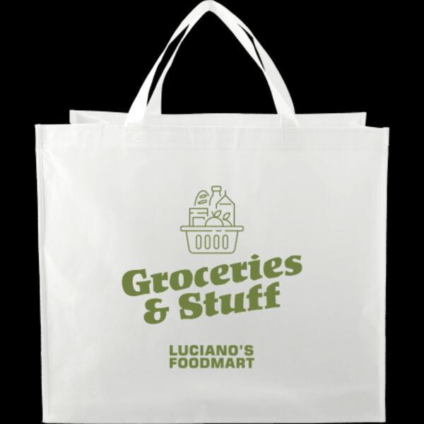 Double Laminated Wipeable Jumbo Tote Thumbnail