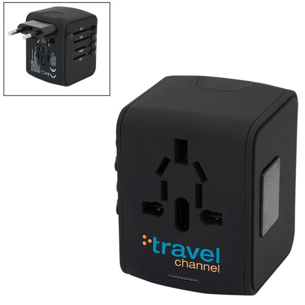 Universal Travel 4 USB Port Adapter Thumbnail
