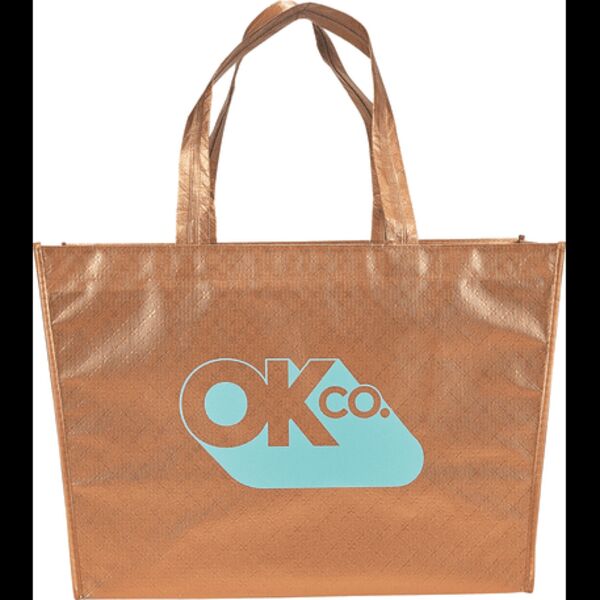 Alloy Laminated Shopper Tote Thumbnail