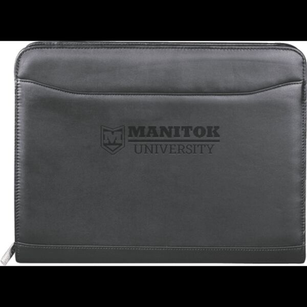 Millennium Leather Zippered Padfolio Thumbnail