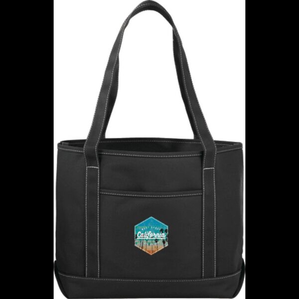 18 oz. Color Cotton Canvas Boat Tote Thumbnail