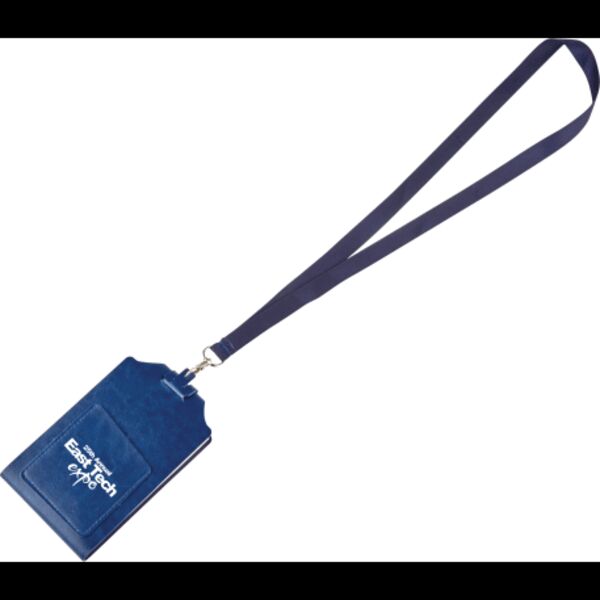 Event Lanyard with Pocket Notes Pad Thumbnail