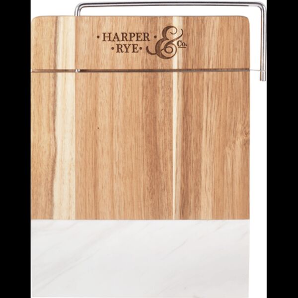 Marble and Acacia Wood Cheese Cutting Board Thumbnail