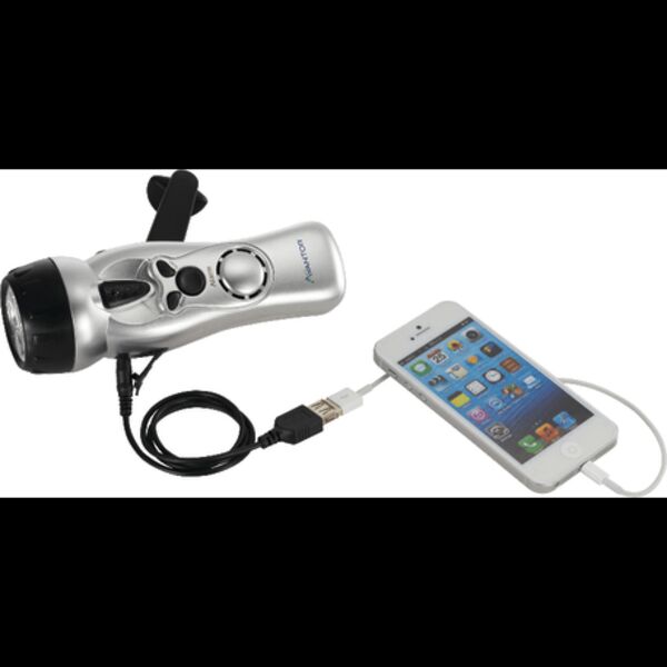 Dynamo Multi-Function Flashlight with USB Thumbnail