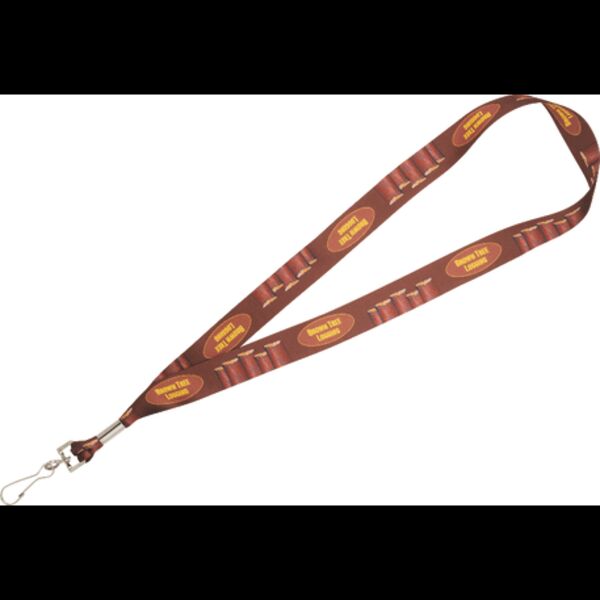 Full Color 1" Premium Lanyard w/ Hook Thumbnail