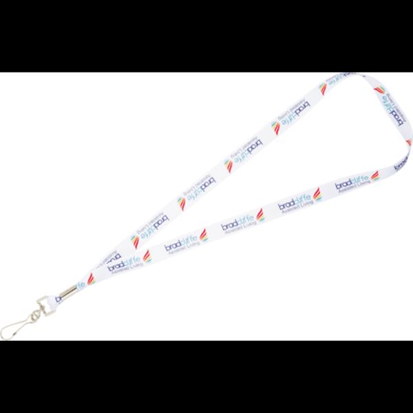 Full Color 3/4" Premium Lanyard w/ Hook Thumbnail