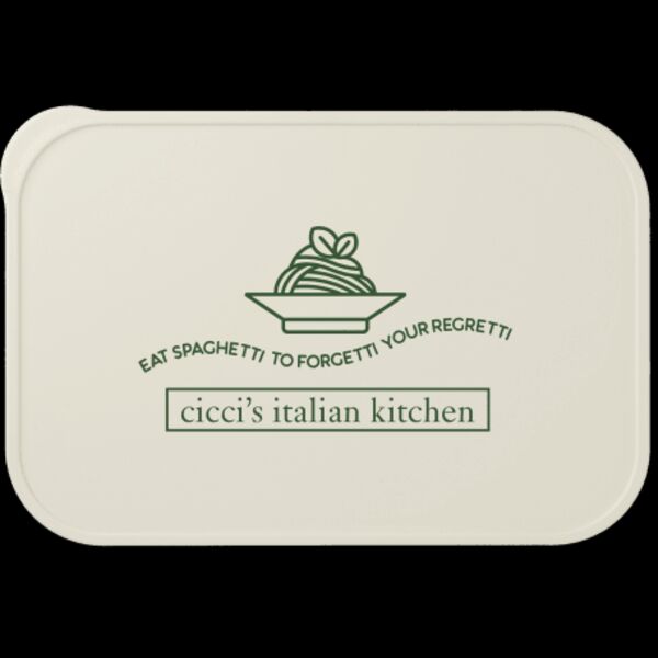 PLA Bento Box with Band and Utensils Thumbnail