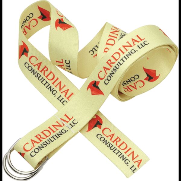 Full Color Adjustable Belt with D-Rings Thumbnail