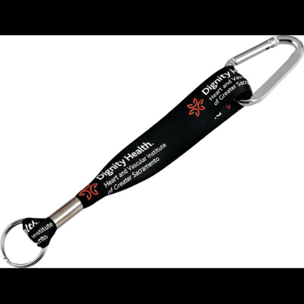 Full Color 1" Key Tag w/ Carabiner Thumbnail