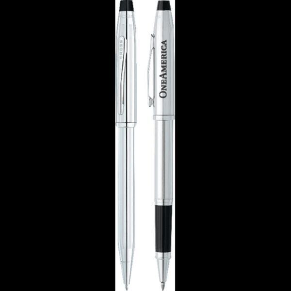 Cross® Century II Lustrous Chrome Pen Set Thumbnail