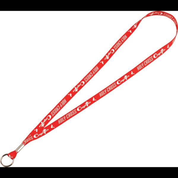 Full Color 1/2" Lanyard w/ Ring Thumbnail