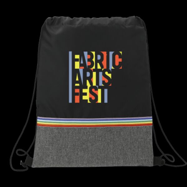 Rainbow RPET Drawstring Bag Thumbnail