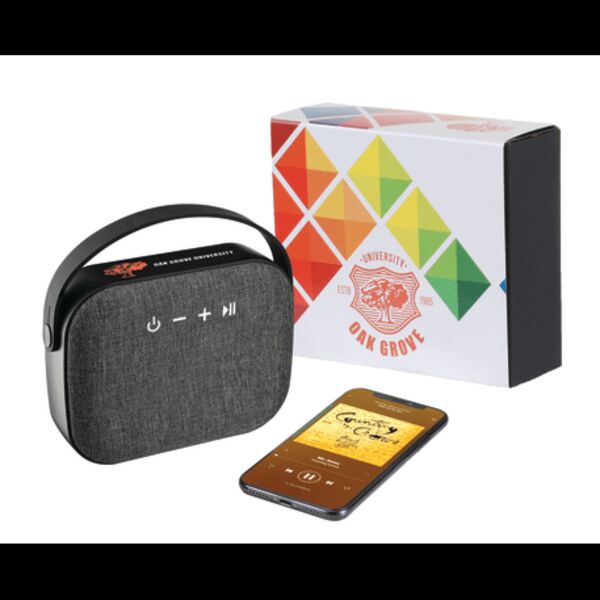 Woven Fabric Bluetooth Speaker w/Full Color Wrap Thumbnail