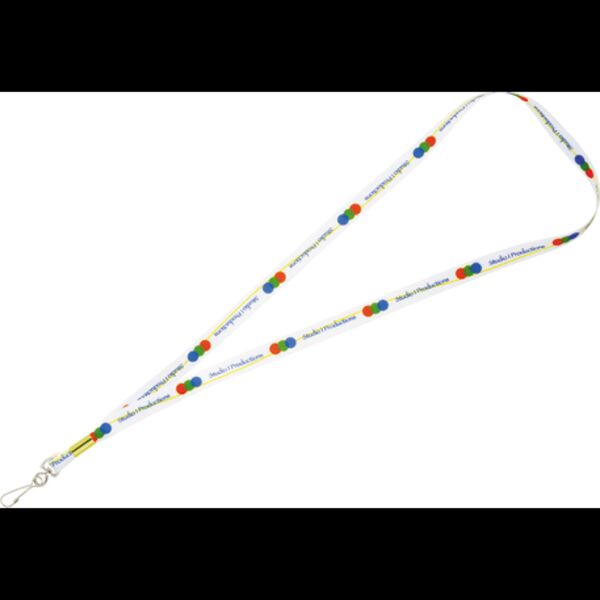 Full Color 1/2" Premium Lanyard w/ Hook Thumbnail