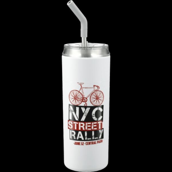 Marka Copper Vac Tblr w/SS straw 20oz Mesh Pattern Thumbnail