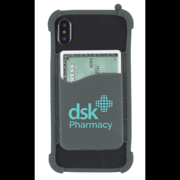 Silicone Phone Wrap with Wallet Thumbnail