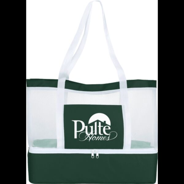 Mesh Outdoor 12-Can Cooler Tote Thumbnail