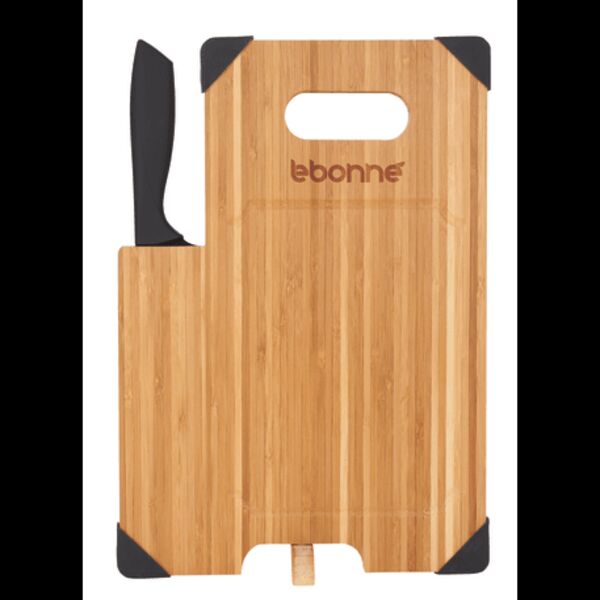 Bamboo Cutting Board with Knife Thumbnail