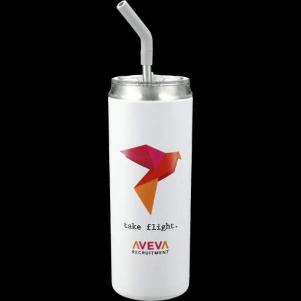 Marka Copper Vac Tblr w/SS straw 20oz Ribbon Thumbnail