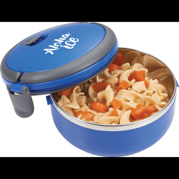 Round Insulated Lunch Box Food Container Thumbnail