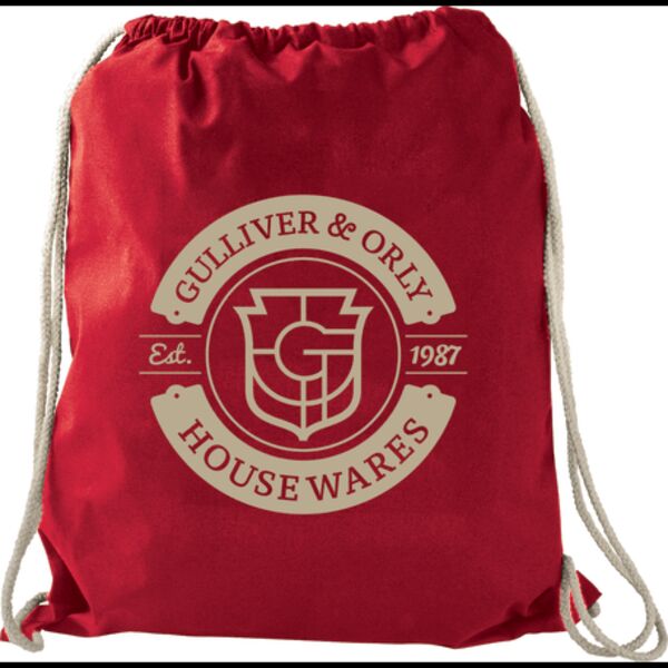 Large Cotton Drawstring Bag Thumbnail