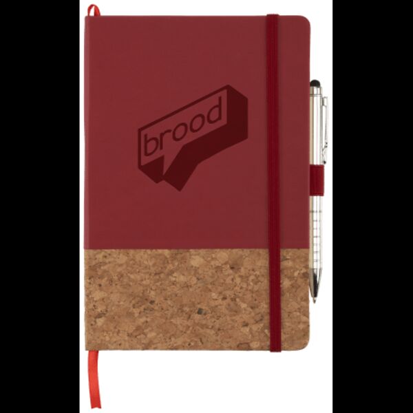 5.5" x 8.5" Lucca Cork Hard Bound JournalBook® Thumbnail