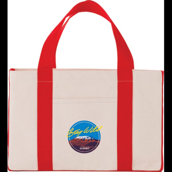 18oz Cotton Canvas Utility Tote Thumbnail