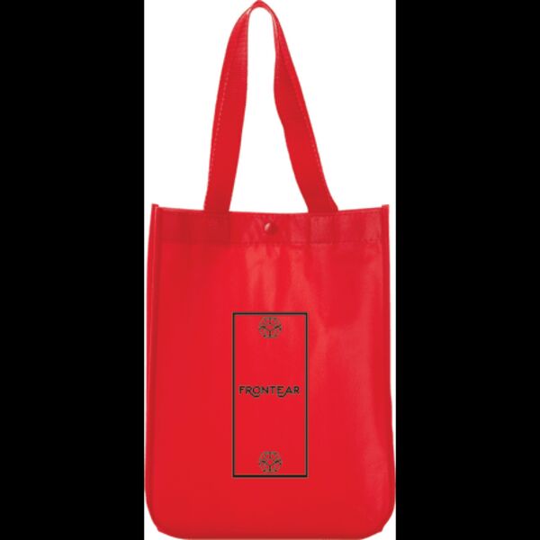 Mini Laminated Gift Tote w/Snap Thumbnail