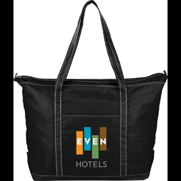 Everyday Nylon Zippered Tote Thumbnail