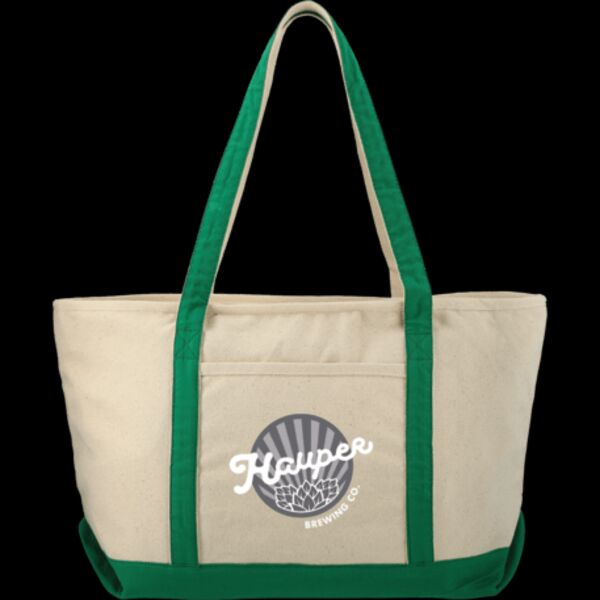 Baltic 18oz Cotton Canvas Zippered Boat Tote Thumbnail