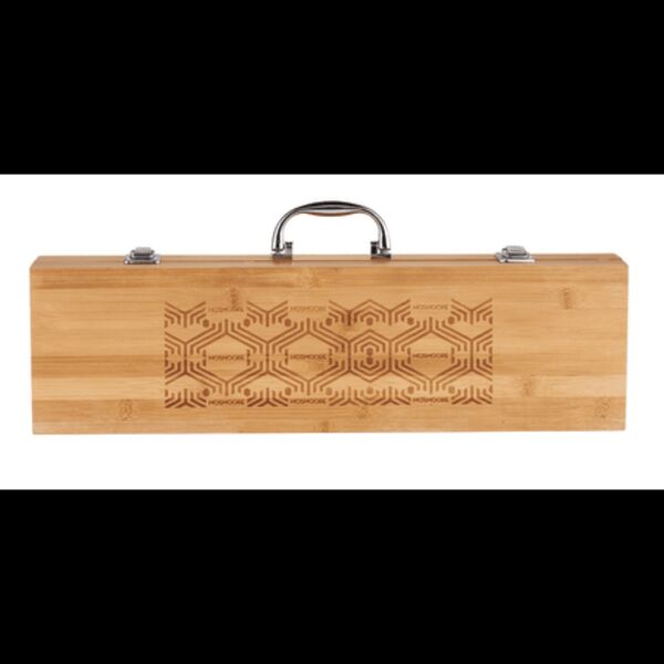 Grill Master 3pc Bamboo BBQ Set Thumbnail