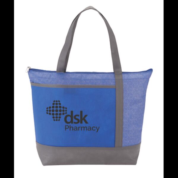 Chrome Non-Woven 18 Can Cooler Thumbnail