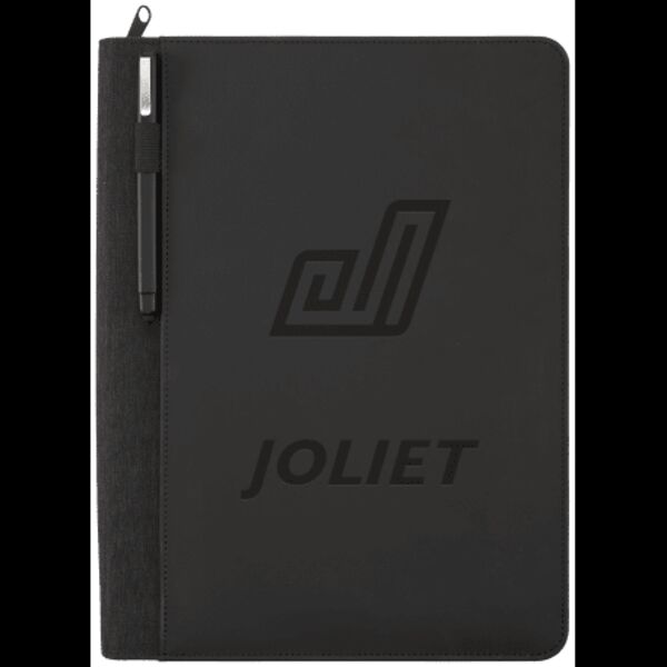 Vienna Heathered Zippered Padfolio Thumbnail