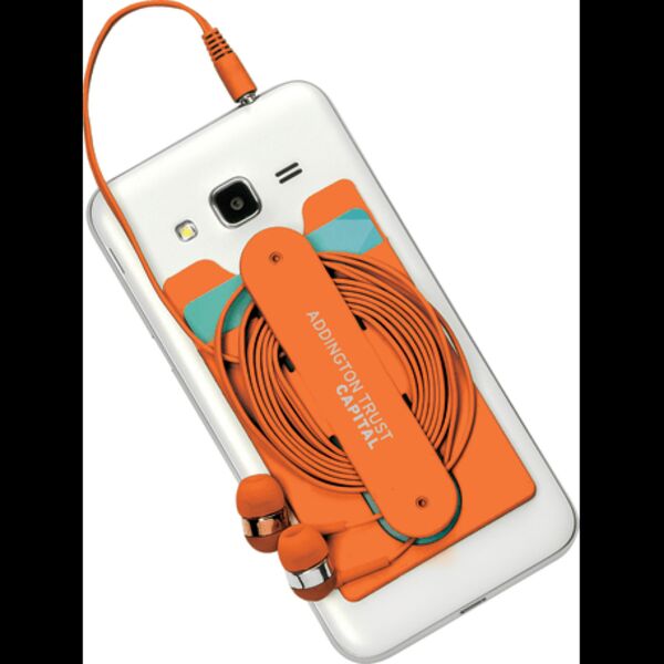 Silicone Card Wallet and Wired Earbuds Thumbnail