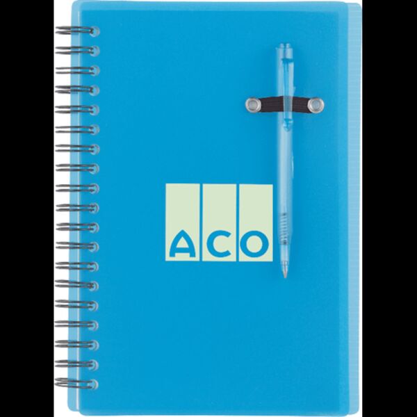 5" x 7" Chronicle Spiral Notebook w/Pen Thumbnail