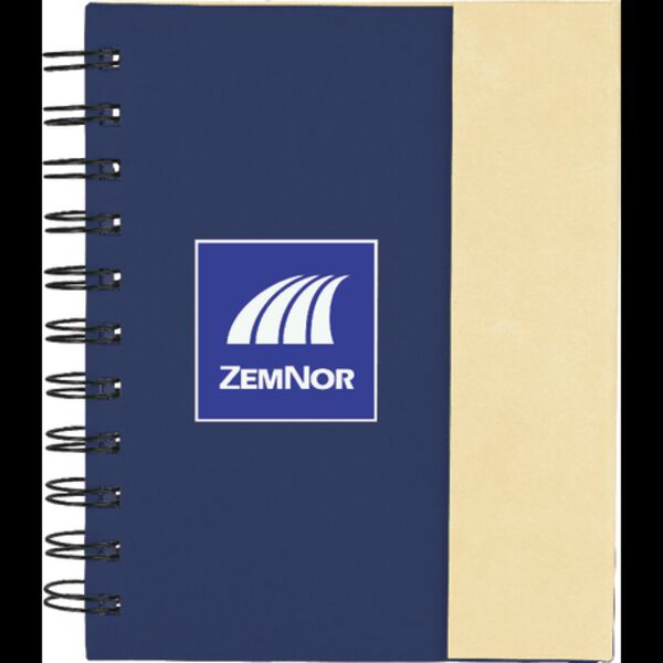 5.5" x 6" Lock-it Mini Spiral Notebook w/Pen Thumbnail