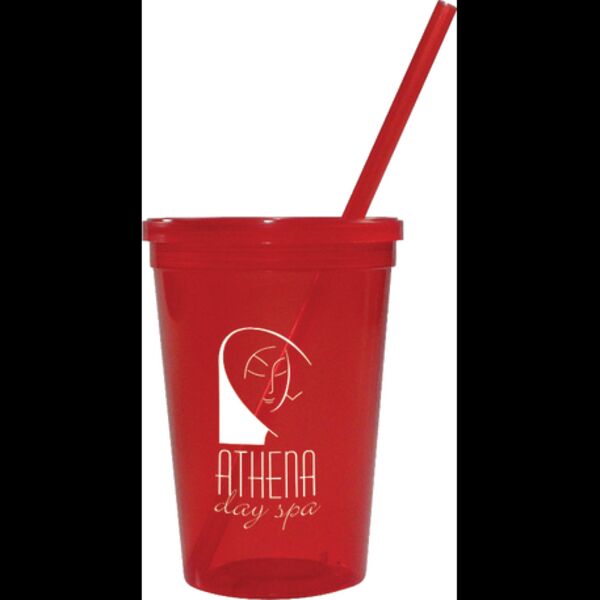 Jewel 16oz Tumbler w/ Lid & Straw Thumbnail